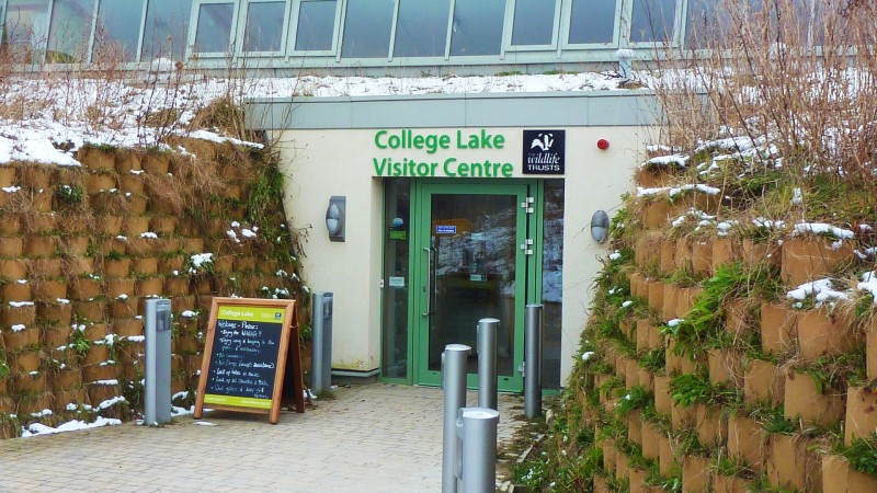 Entrance to the College Lake Wildlife Visitor Centre